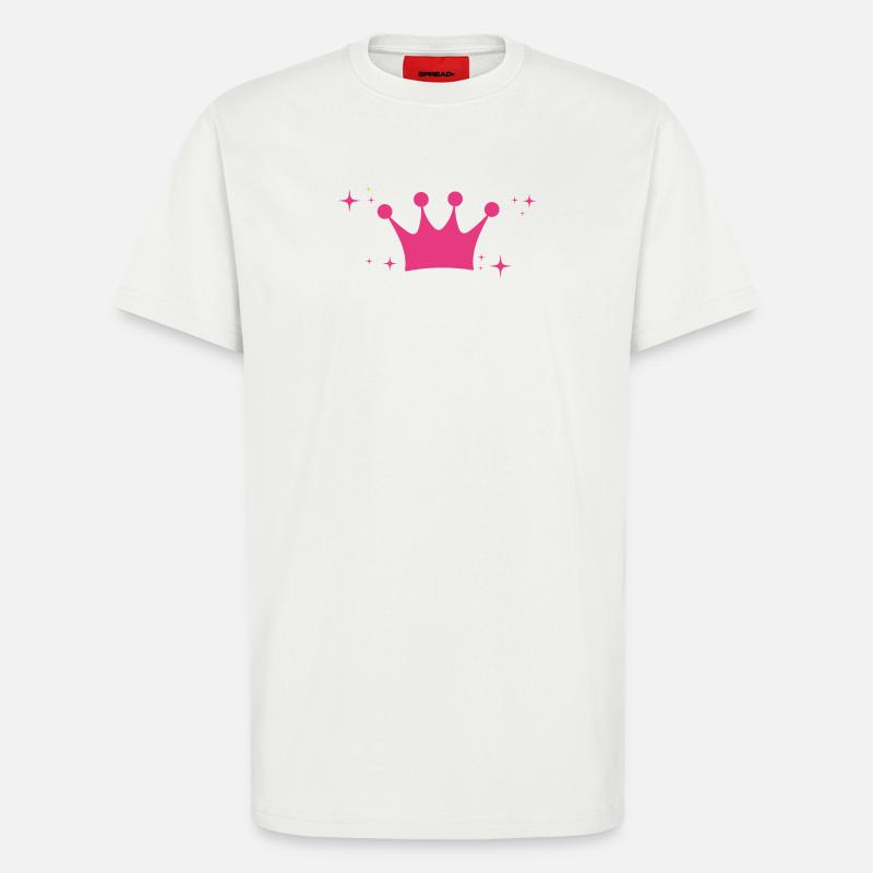 Krone - Geschenkidee - Sterne - T-Shirt - made by SPREAD - OFF WHITE
