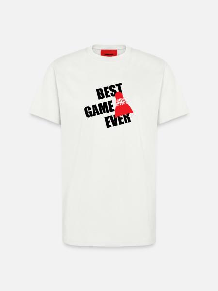 Badminton Best Game Ever - T-Shirt - made by SPREAD - OFF WHITE