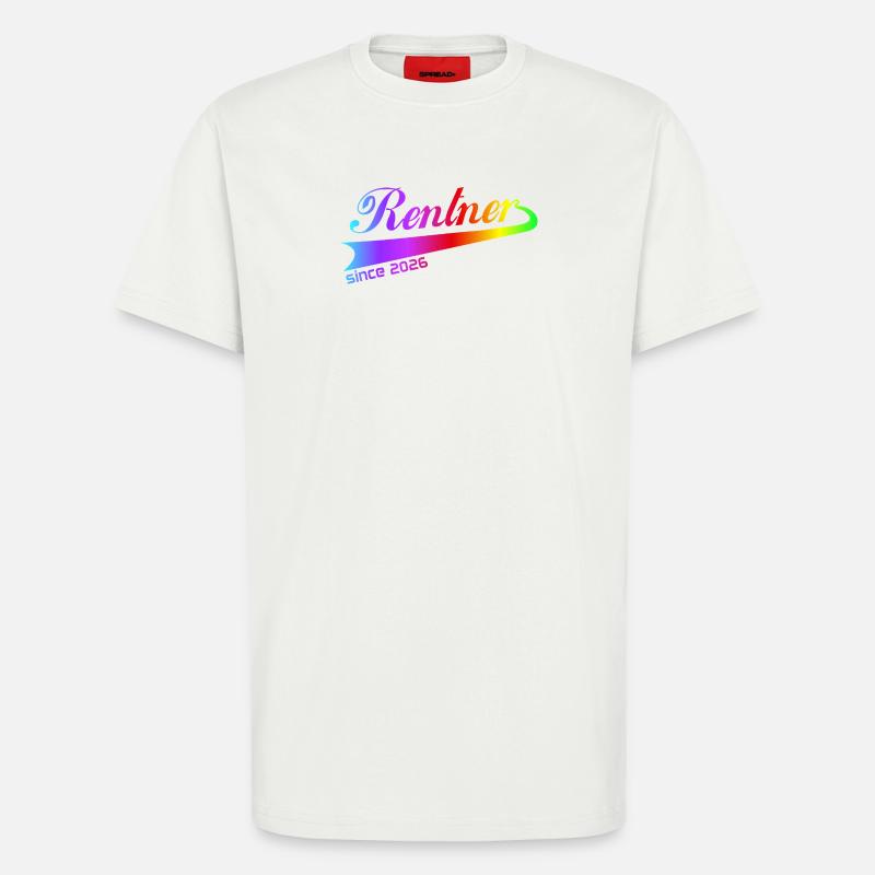 Rentner 2026 Ruhestand Rentner Pullover, Kappe - T-Shirt - made by SPREAD - OFF WHITE