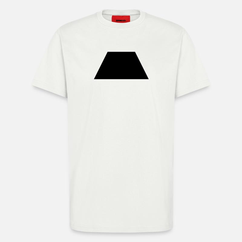 schwarzes Trapez - T-Shirt - made by SPREAD - OFF WHITE