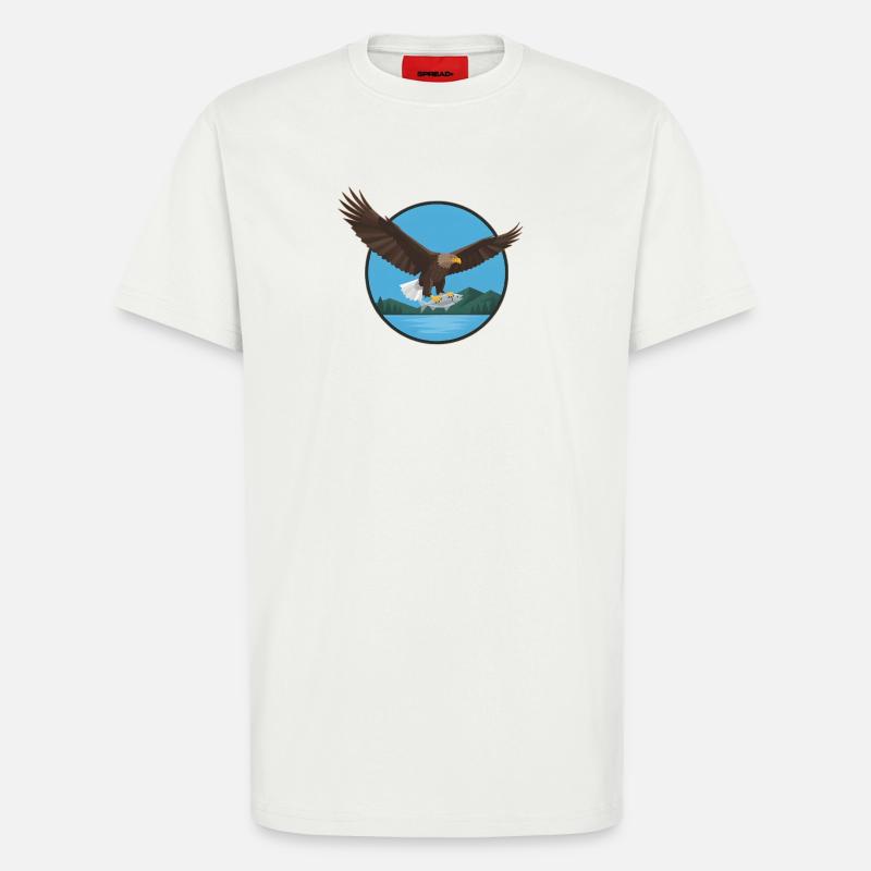 White-tailed eagle eagle - T-Shirt - made by SPREAD - OFF WHITE