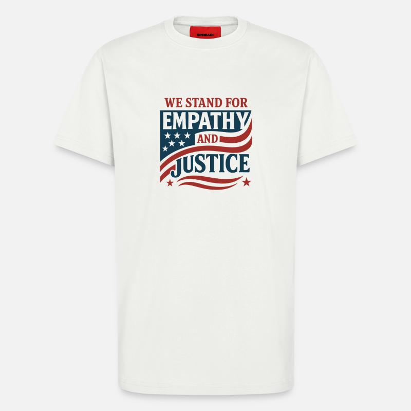 Forensic Nurse Practitioner Empathy & Justice - T-Shirt - made by SPREAD - OFF WHITE