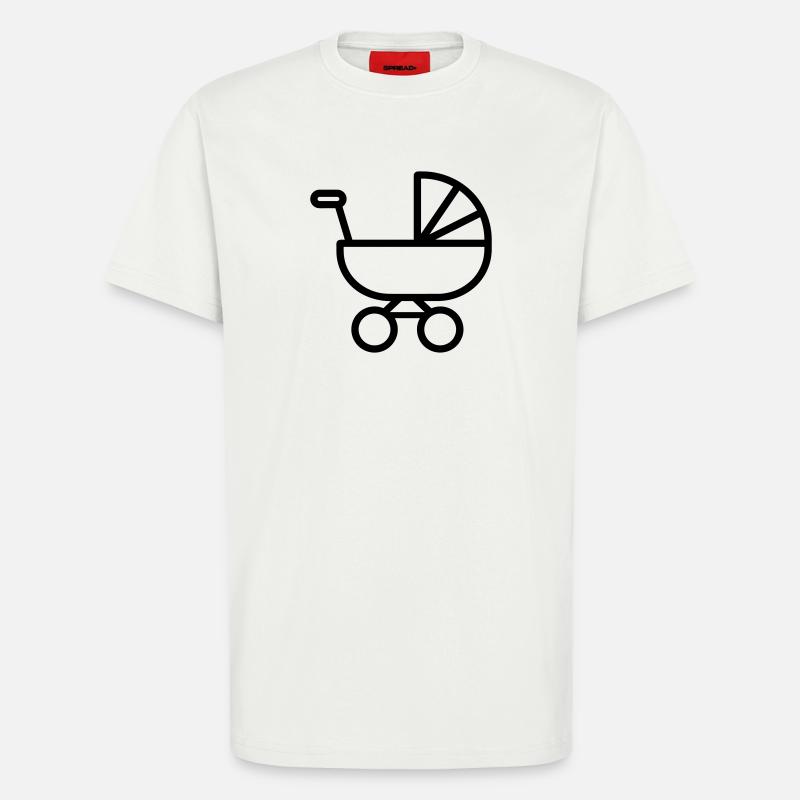 stroller_-1-stroller - T-Shirt - made by SPREAD - OFF WHITE
