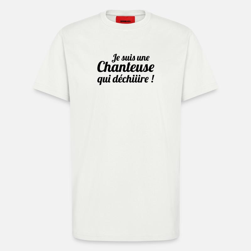 Ich bin ein Sänger, der tränt - T-Shirt - made by SPREAD - OFF WHITE