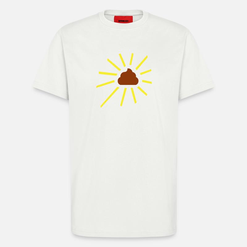 On dirait que du caca - T-shirt bio décontracté fabriqué en UE - OFF WHITE