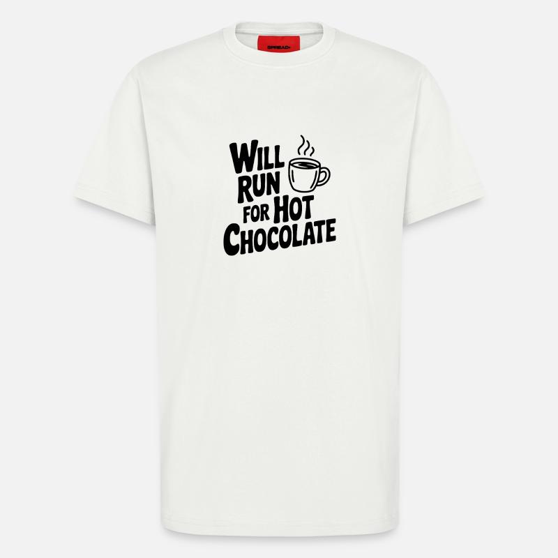 Will Will Hot Chocolate holen - T-Shirt - made by SPREAD - OFF WHITE