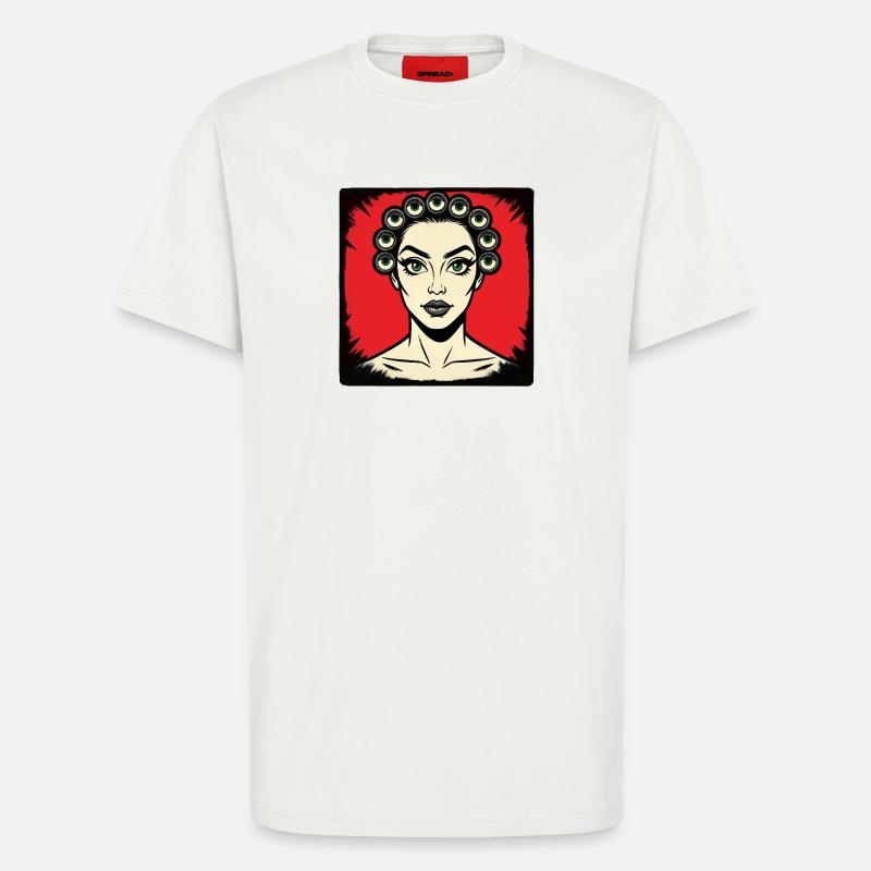 ICH SEHE DICH – nette Leute - T-Shirt - made by SPREAD - OFF WHITE