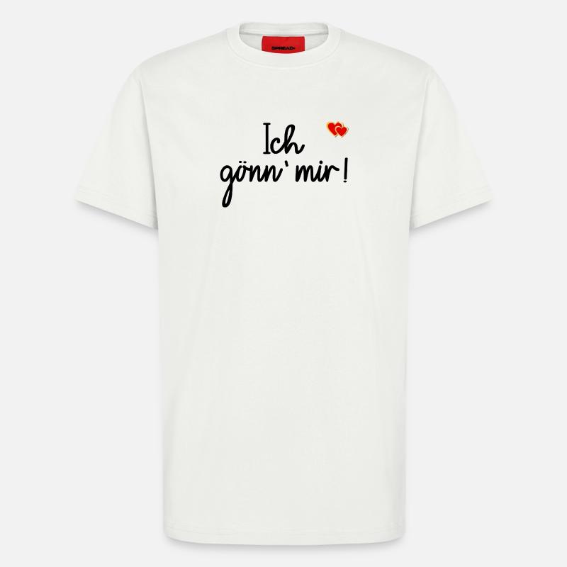 Lebensplan Genuss Gönnung - T-Shirt - made by SPREAD - OFF WHITE