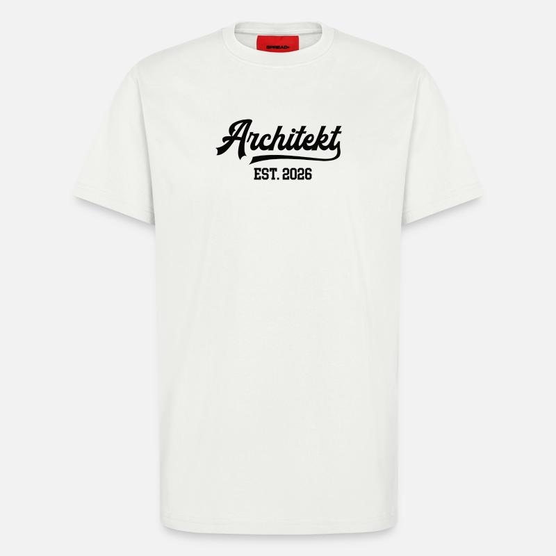 Architect Architecture Student Architecture - T-Shirt - made by SPREAD - OFF WHITE