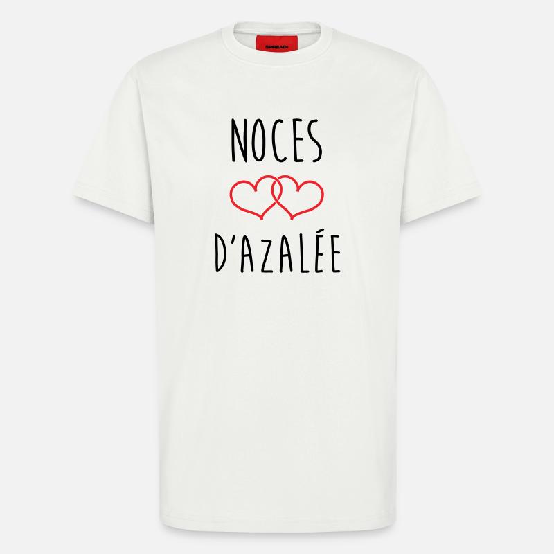 Azaleas Hochzeit 57 Jahre Ehe - T-Shirt - made by SPREAD - OFF WHITE