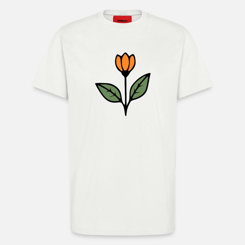  Blume Tulpe Blumen Blüte Geschenkidee Mutter  - T-Shirt - made by SPREAD - OFF WHITE