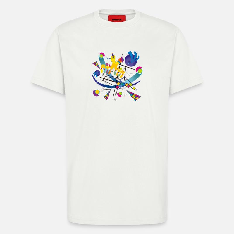 Tragbare Kunst - Visual symphony - T-Shirt - made by SPREAD - OFF WHITE