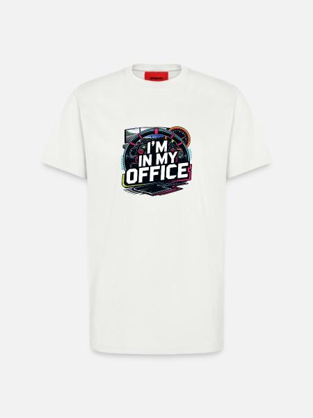 I'm in my office - T-Shirt - made by SPREAD - OFF WHITE