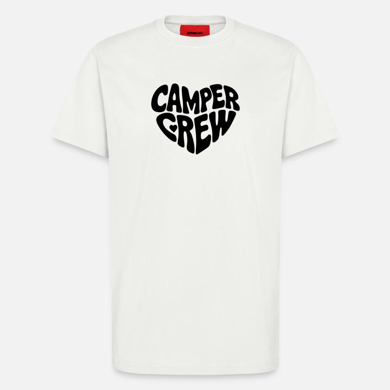 Camper crew herz - T-Shirt - made by SPREAD - OFF WHITE