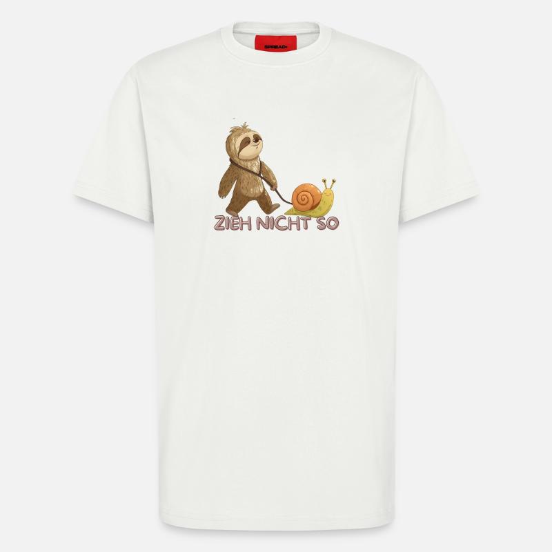Zieh Nicht So – Langsame Freundschaft - T-Shirt - made by SPREAD - OFF WHITE