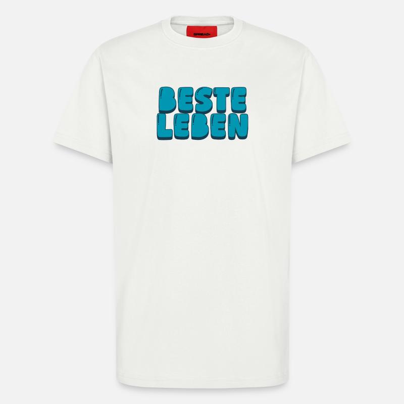 Beste Leben - T-Shirt - made by SPREAD - OFF WHITE