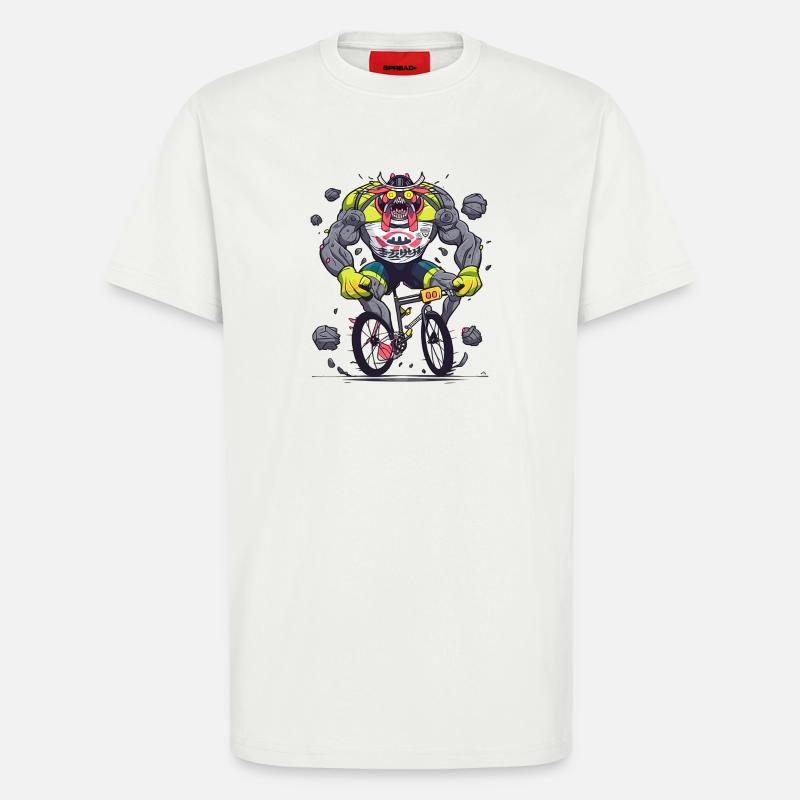 BMX Dämon Kraftkoloss - T-Shirt - made by SPREAD - OFF WHITE