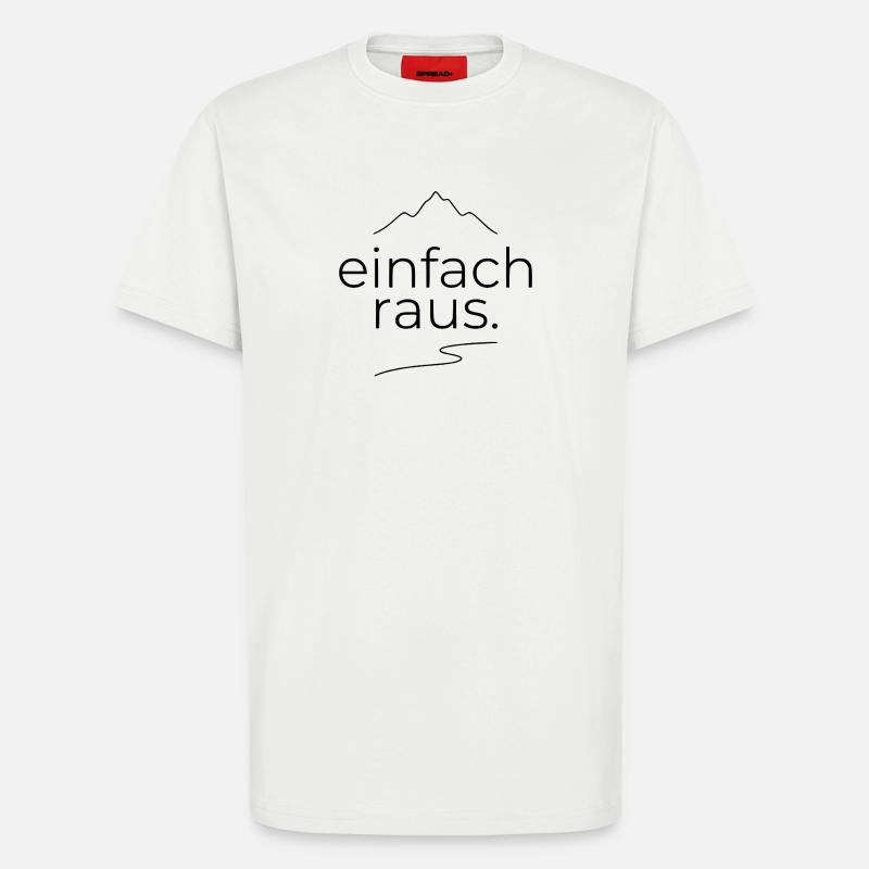 Einfach Raus Wandern - T-Shirt - made by SPREAD - OFF WHITE