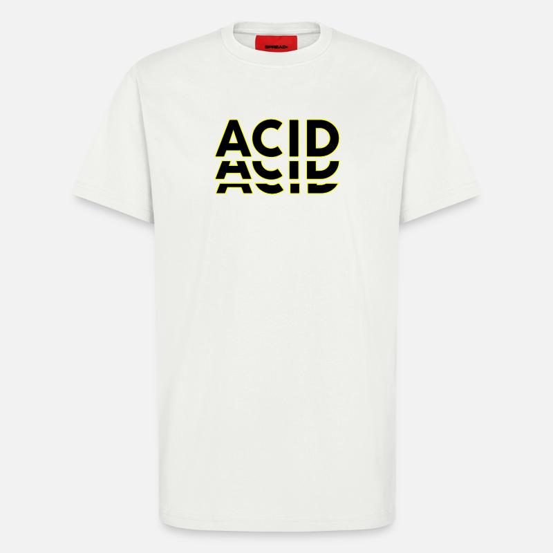 Acid Techno Amelie Harte Dunkle Beats - T-Shirt - made by SPREAD - OFF WHITE
