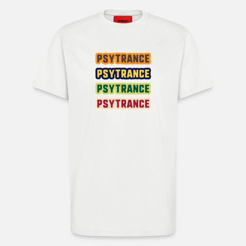Psytrance-Farbstack - T-Shirt - made by SPREAD - OFF WHITE