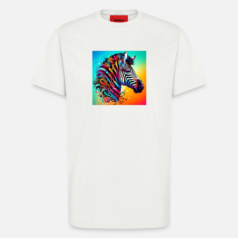 Zebra - T-Shirt - made by SPREAD - OFF WHITE