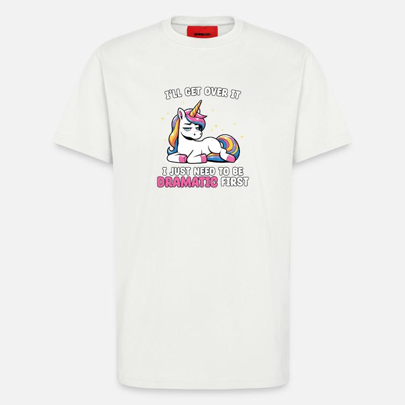 Dramatisch Erst: Einhorn Humor - T-Shirt - made by SPREAD - OFF WHITE
