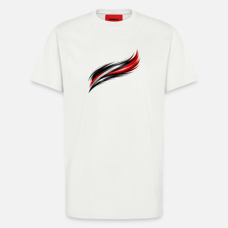 Sportliches Trikot Design Dynamischer Effekt - T-Shirt - made by SPREAD - OFF WHITE