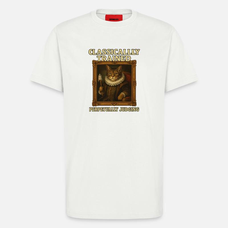 Classically Trained Perpetually Judging Renaissanc - T-Shirt - made by SPREAD - OFF WHITE