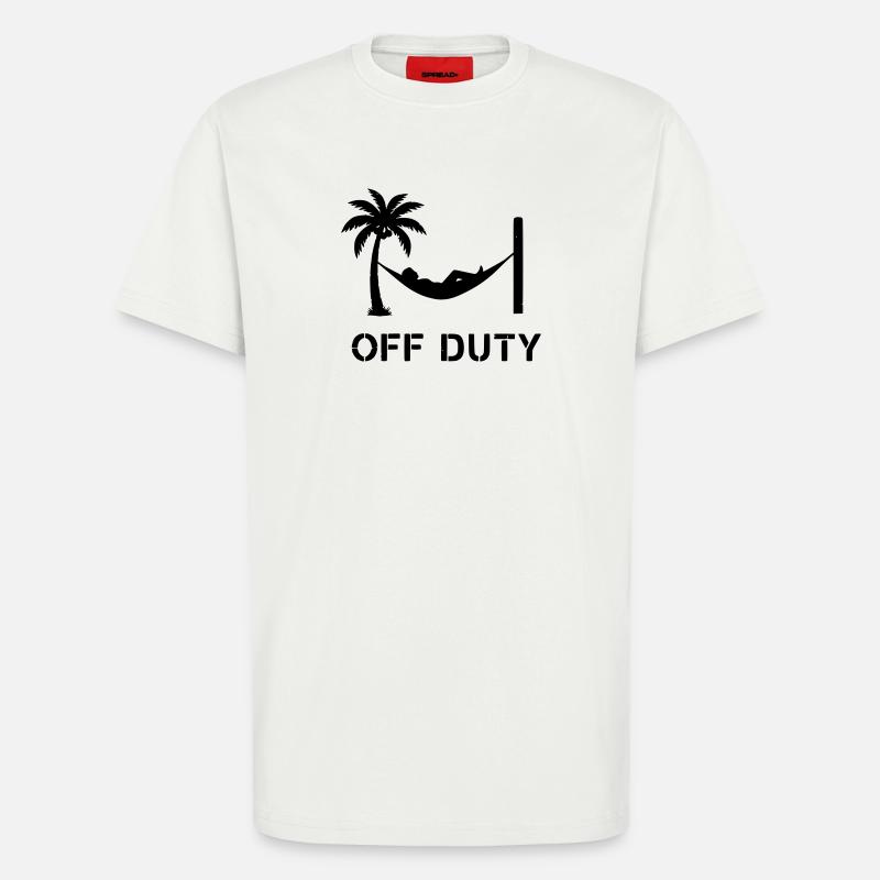 Hängematte Off Duty Feierabend - T-Shirt - made by SPREAD - OFF WHITE