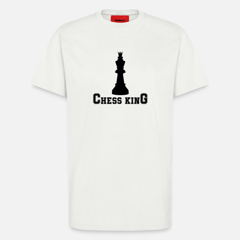 Schach König - T-Shirt - made by SPREAD - OFF WHITE