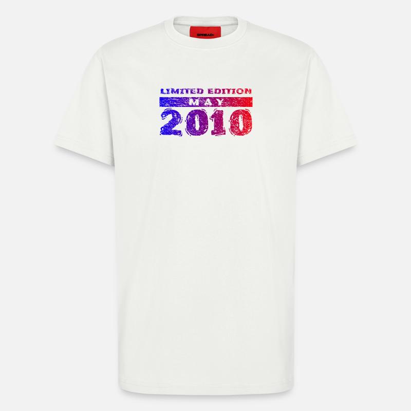 16e anniversaire Édition Limitée 05/2010 - T-shirt bio décontracté fabriqué en UE - OFF WHITE