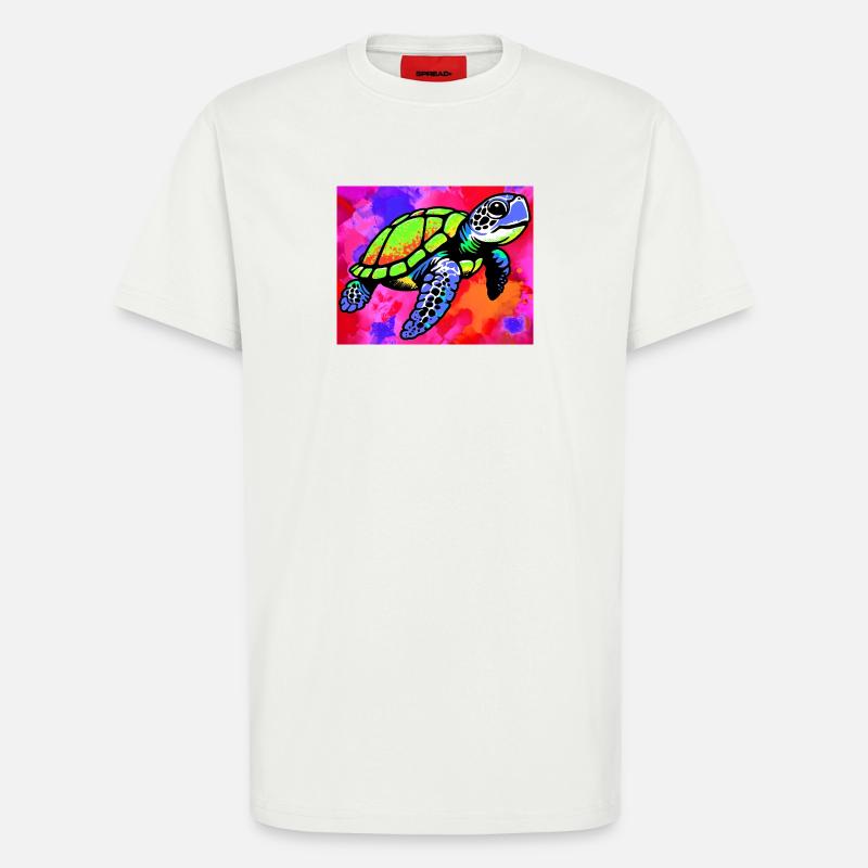 Schildkröte - T-Shirt - made by SPREAD - OFF WHITE