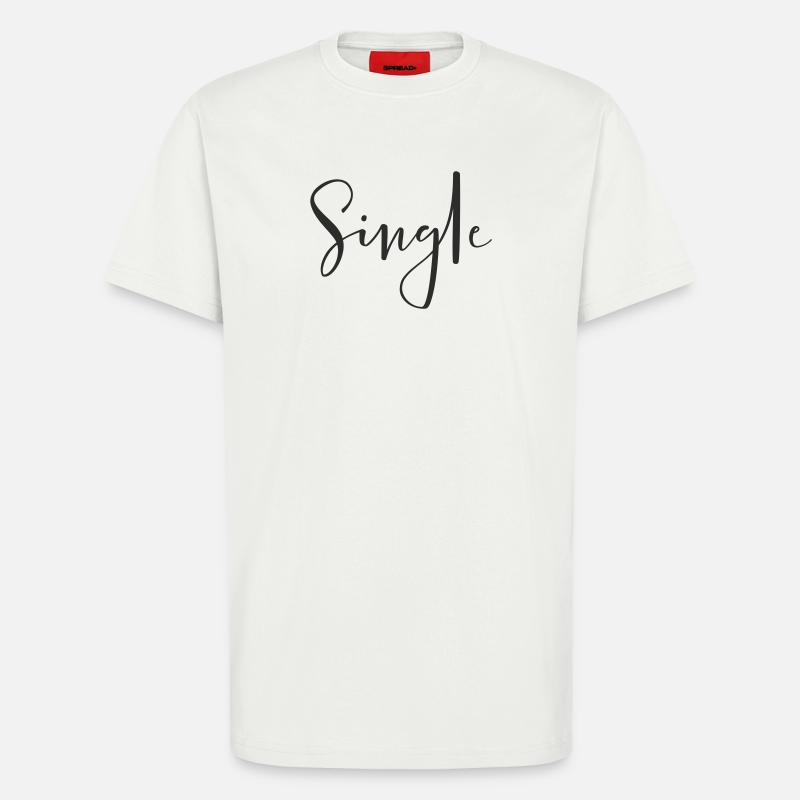 Single – Cool Statement Text Design - T-Shirt - made by SPREAD - OFF WHITE
