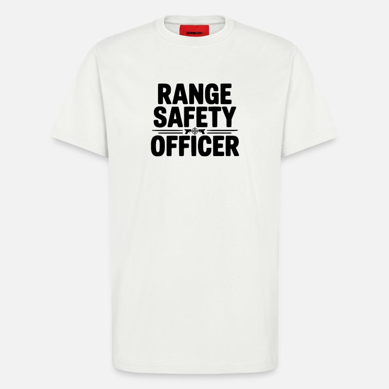 Responsable de la sécurité du stand - T-shirt bio décontracté fabriqué en UE - OFF WHITE