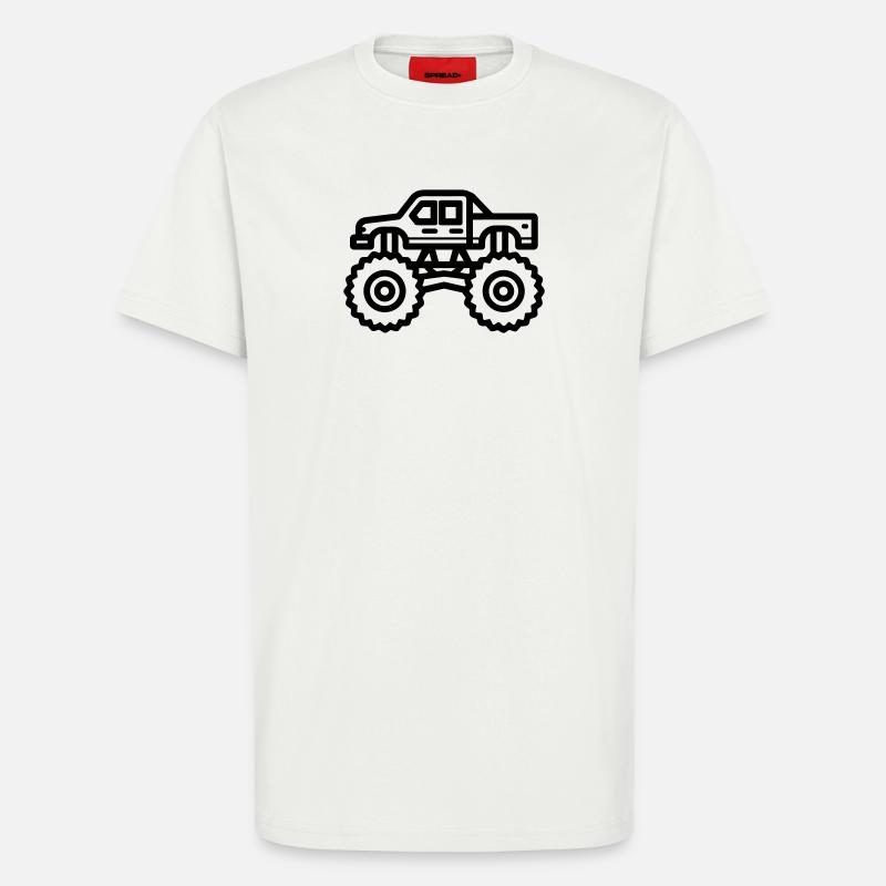 Monstertruck - T-Shirt - made by SPREAD - OFF WHITE
