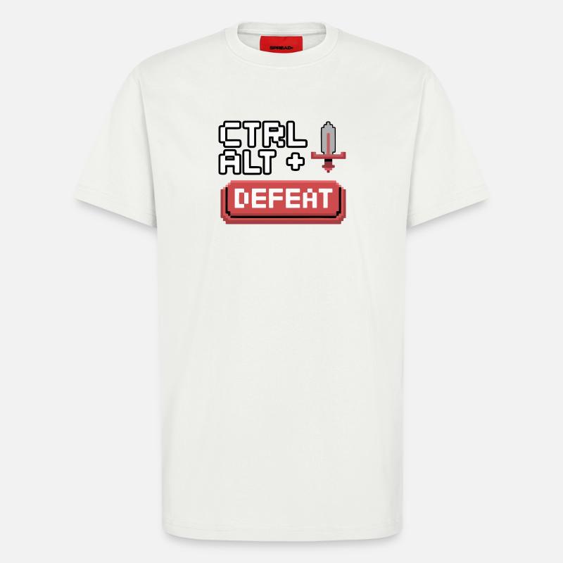Strg Alt Entfernen Pixel Design - T-Shirt - made by SPREAD - OFF WHITE