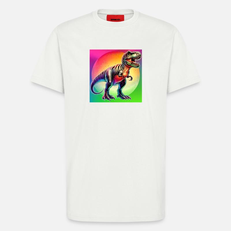 dinosaur - T-Shirt - made by SPREAD - OFF WHITE