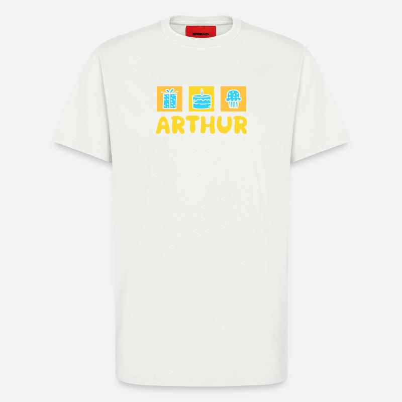 Arthur als Geschenk - T-Shirt - made by SPREAD - OFF WHITE