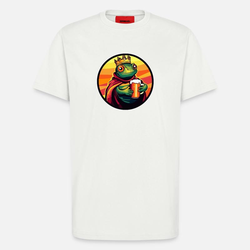 Chameleon Beer Funny - T-Shirt - made by SPREAD - OFF WHITE