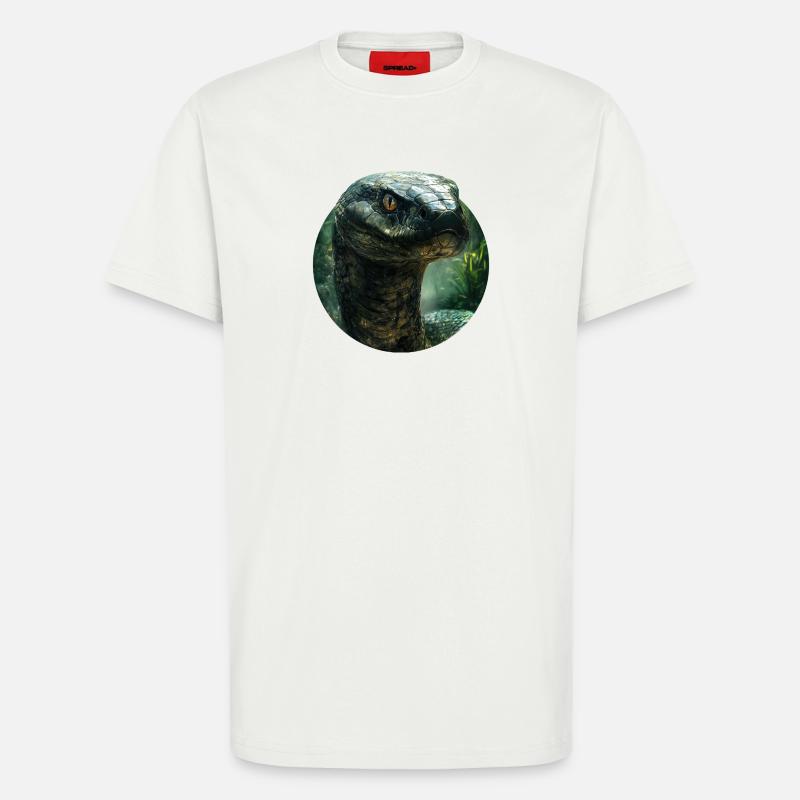 Schlangendesign - T-Shirt - made by SPREAD - OFF WHITE
