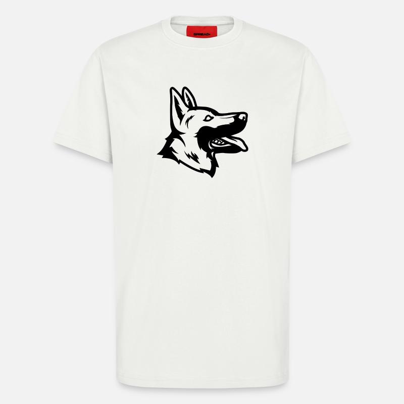 Deutscher Schäferhund - T-Shirt - made by SPREAD - OFF WHITE