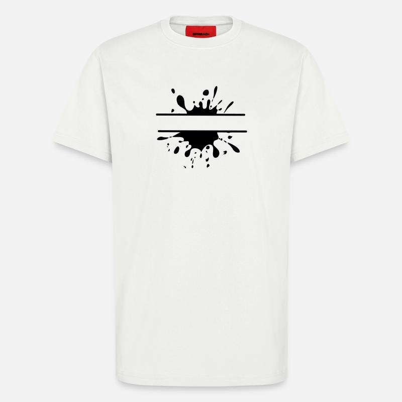 Mud Run Splash – Anpassbares Design - T-Shirt - made by SPREAD - OFF WHITE