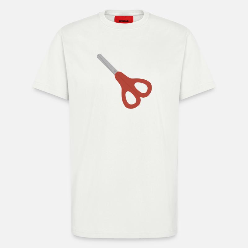 Red Scissors Icon - T-Shirt - made by SPREAD - OFF WHITE