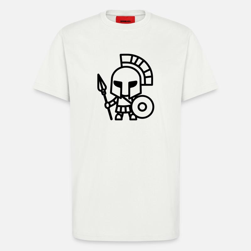 Spartan - T-Shirt - made by SPREAD - OFF WHITE