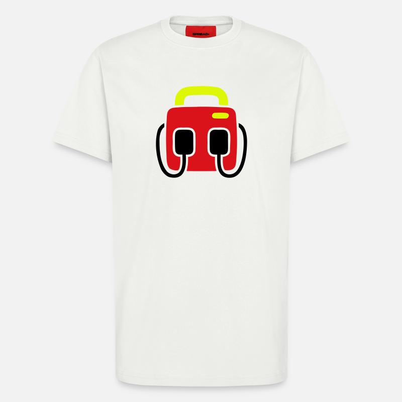 Defibrillator AED First Aid - T-Shirt - made by SPREAD - OFF WHITE