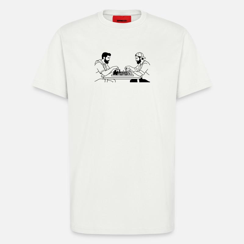 Schach - T-Shirt - made by SPREAD - OFF WHITE