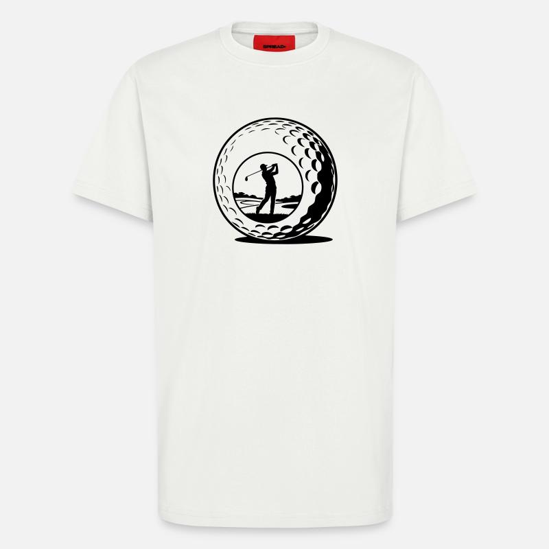 Golfball - T-Shirt - made by SPREAD - OFF WHITE