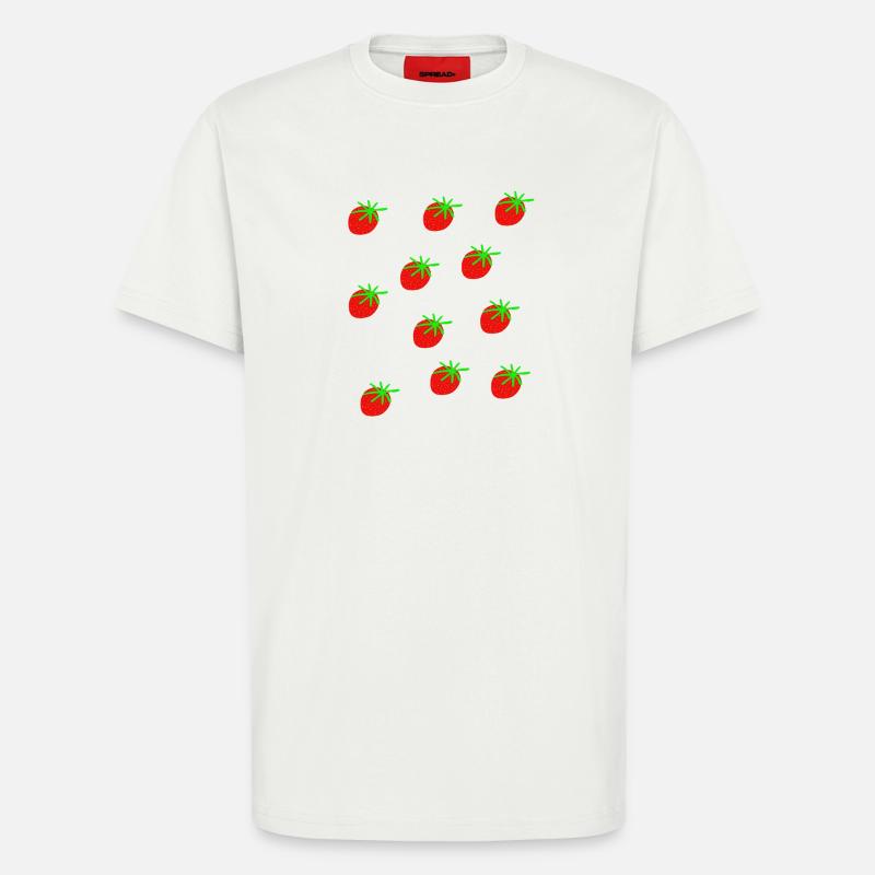 Erdbeeren Erdbeere Erdbeeren Garten - T-Shirt - made by SPREAD - OFF WHITE