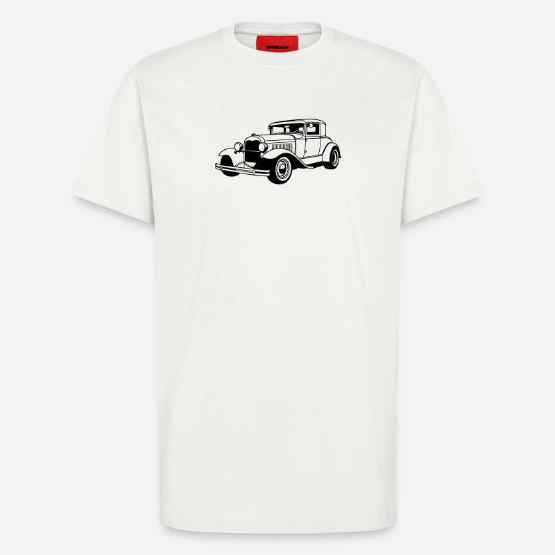 Classic Car - T-Shirt - made by SPREAD - OFF WHITE