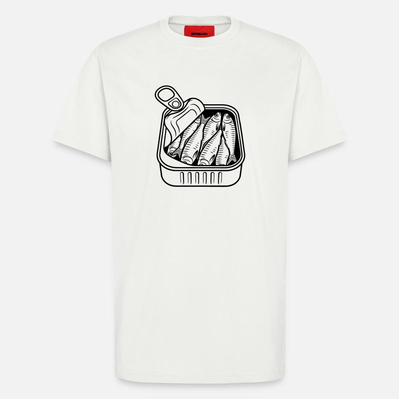 Sardinen - T-Shirt - made by SPREAD - OFF WHITE